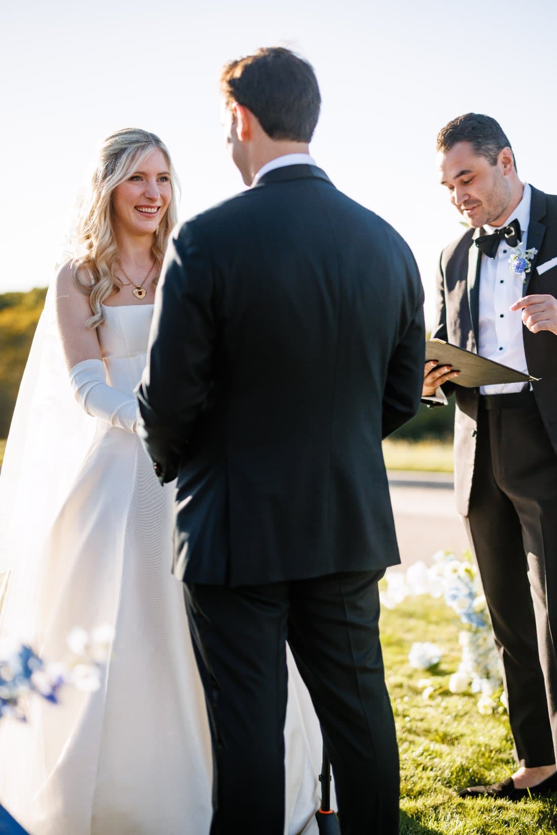 Stephen's wedding, 2025. Justin officiating.